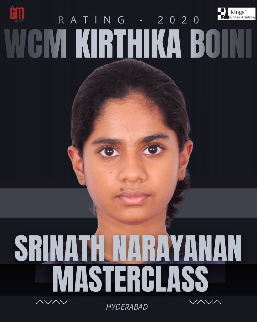 WCM Kirthika Boini (2020)
