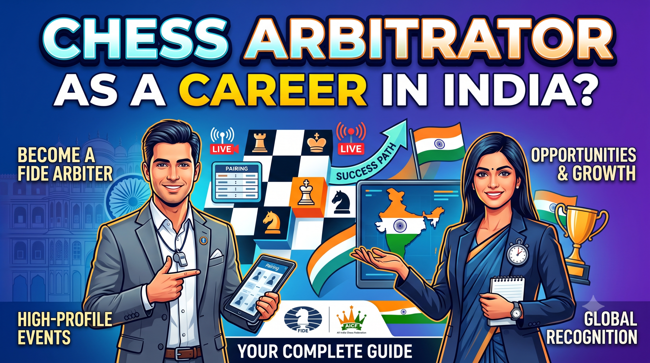 Chess Arbitrator as career in India